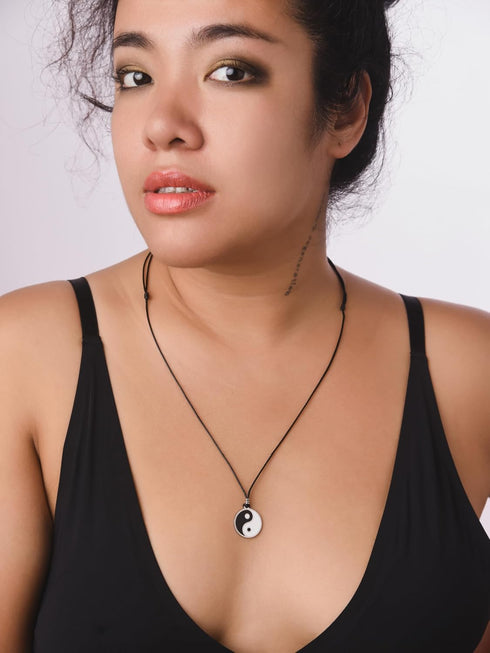 Sacina Gothic Yin Yang Pendant Neckace, Yin Yang Necklace, Gothic Necklace, Black Choker Necklace, Jewelry Gift for Women...