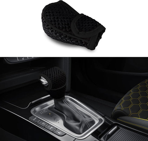 Car Gear Shift Knob Cover, Car Shift Cover, Automotive Manual Stick Shifting Handle Gear Shift Knob Protector, Vehicle Decoration Accessories Univ...