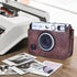 MUZIRI KINOKOO Case for Instax Mini EVO Camera - PU Leather Protective Case with Opening Bottom for Fuji Instax Mini EVO with Adjustable Shoulder ...