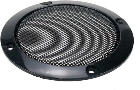 Speaker Grill Speakers Grill Cover 3" ABS Plastic Cold Rolled Steel Black Set of 4...