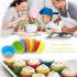 Silicone Cupcake Baking Cups 24 Pack, Reusable & Non-stick Muffin Cupcake Liners Holders Set for Party Halloween Christmas, Easy Clean Pastry Muff...