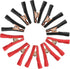 10Pcs 100A Insulated Alligator Clips Electrical Heavy Duty Alligator Clamps, Battery Replacement Cable Metal Spring Loaded Jumper Clips for Car Au...