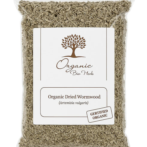 Organic Bio Herbs Premium Dried Wormwood (Artemisia vulgaris) | 100% Natural & Hand-Harvested | Ideal for Herbal Tea, Tinctures, & Infusions | Non...