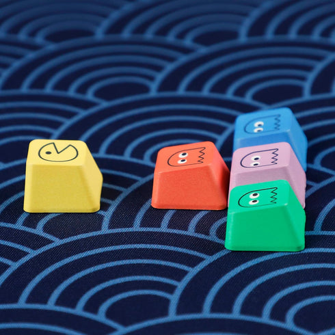 OEM Proifile Pac-Man Five Dye PAC PBT Key caps Custom Sublimation keycaps for MX Mechanical Gaming Keyboard (OEM Pac-Man 5 Keys)...