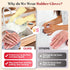 Reusable Kitchen Dishwashing Gloves - 4 Pairs Rubber Household Cleaning Gloves, Flexible and Durable & Non-slip Cleaning Gloves, Great for Kitchen...