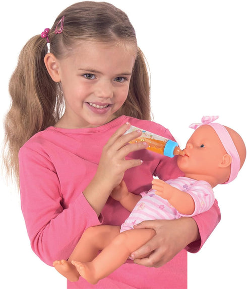 Magic Disappearing Milk and Juice Bottles with Pacifiers for Baby Doll Accessories,6 Pieces Pretend Play Feeding Toy Set, 4 Bottles and 2 Pacifier...