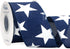 Ribbli Patriotic Wired Ribbon, Royal Blue with White Stars Ribbon, 2-1/2 Inch x 10 Yard 4th of July Ribbon for Wreaths,Crafts,Big Bows,Gift Wrappi...