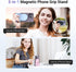 Magnetic Smartphone Shooting Holder Hand Grip Handle Snap On Phone Stand with Tripod Mount & Wireless Shutter Remote Control for iPhone 15 14 13 1...