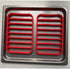 2 Pack Silicone Roasting Racks Non Stick Easy-Clean Cooling Rack for Cooking Baking Steaming (2pack-red)...