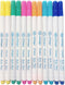 12 Pieces Fabric Pen Disappearing Ink Pen 6 Color Water Erasable Pen Fabric Marker for Sewing Embroidery Supplies DIY Tracing Tools...