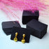 300pcs Black Earring Display Cards Rectangle Small Blank Paper Ear Studs Price Label Tag Cards Jewelry Cards Hanging Holder for Handmade Packing A...