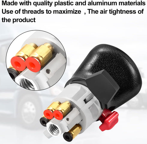 Shift Knob Eaton Fuller Style 13 Speed Shift Knob Shifter Compatible with 1/2in Screw Holes Eaton Fuller Style for Trucks Replace # A6913...