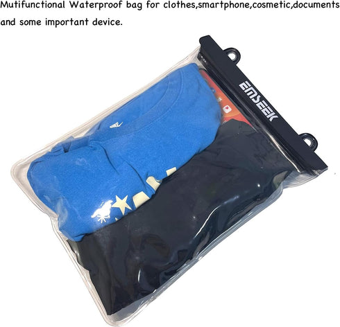 Waterproof Map Case 13 inch Clear Dry Tablet Bag A4 Waterproof Map Pouch Holder for Camping Hiking kayaking Biking Traveling...