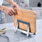 Cutting Board Holder, Cutting Board Rack Chopping Board Holder, Auto Width Adjustable Cutting Board Holder Stand for Countertop Counter Kitchen Ca...