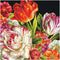 Wilton Dimensions Flower Bouquet on Black Needlepoint Embroidery Kit, 14" x 14", Multicolor...