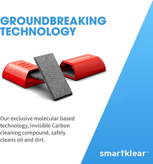 SmartKlear Smart Phone Screen Cleaner - for iPhones, Androids, and More - Cleaner with Carbon Microfiber Tech - Injected Red - 1 Count...