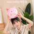 Birthday Cat Stuffed Animal Toy Cute Cat Plush Soft Kitty Plush Pillows Lifelike Cat Shape Design Plushie Gifts for Kids Girls (Pink, 10 Inch)...
