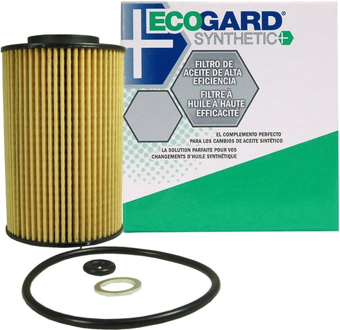 ECOGARD S5848 Premium Cartridge Engine Oil Filter for Synthetic Oil Fits Hyundai Genesis 3.8L 2009-2014, Veracruz 3.8L 2008-2012, Santa Fe 3.3L 20...