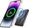 Wireless Portable Charger, Magnetic Power Bank Compatible with iWatch Charger,5000mAh Mag-Safe Batteries Pack,Compatible with iPhone 15/14/13/12 S...