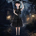 11.5 inch Dolls with Gift Box, Black Doll with Thing Hand, Black Dress, Black High Heels, Black Hair, Gift for Girls & Fans...