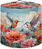 Hummingbird Floral Air Fryer Cover Washable Pressure Cooker Dust Cover for 6 Qt Small Kitchen Appliance Cover with Top Handle Dust Protection Brea...