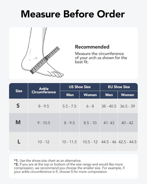 Ankle Brace for Plantar Fasciitis Relief with Strong Compression Strap and Side Stabilizers for Arch Pain Achilles Tendonitis Sprained Ankle, Ultr...