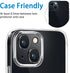 Compatible with iPhone 15 and iPhone 15 Plus Camera Lens Protector, Anti-Scratch Tempered Glass Camera Screen Protector Shockproof Full Protective...