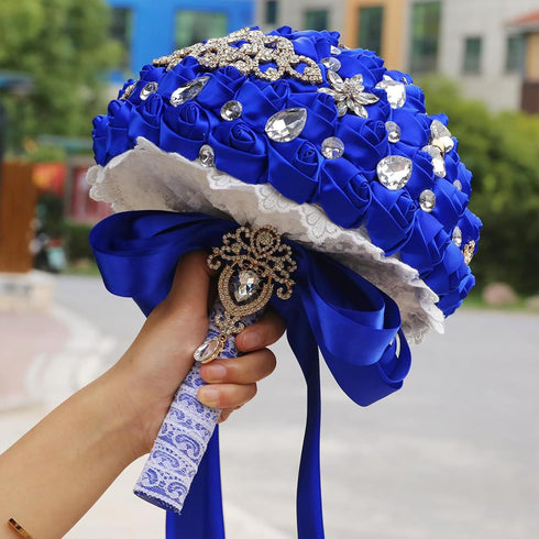 Double Face Royal Blue Satin Ribbon 7/8 inch X 25 Yards Polyester Royal Blue Ribbon for Gift Wrapping Very Suitable for Weddings Party Invitation ...