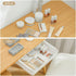 Poeland Under Desk Drawer Self-Stick Storage Organizer for Office Home School Large Size White...