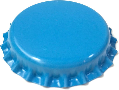 RUTICH 100 PCS Crown Bottle CaPs Decorative Bottle Cap Both Sideds Printed for Hair Bows, DIY Pendants or Craft ScraPbooks Light Blue…...