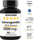 Ashwagandha Extract 1000 mg - 90 Vegetarian Capsules...