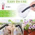 25PCS Drip Irrigation Barbed Elbow Fitting Kit for 1/2 Inch Tubing (16MM OD) .600" ID Drip Irrigation Connectors Elbow Dripline Barbed Connector D...