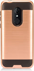 Z-GEN - Compatible with T-Mobile REVVL 2 (5.5") REVVL2 5052W - Brushed Style Hybrid Case - CS3 Rosegold...
