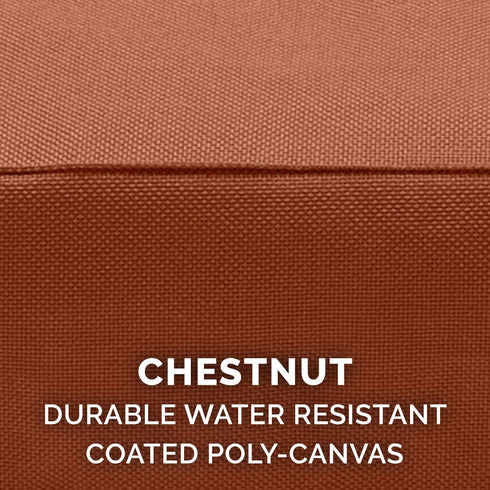 Furhaven Replacement Dog Bed Cover Water-Resistant Indoor/Outdoor Logo Print Oxford Polycanvas Mattress, Washable - Chestnut, Medium...
