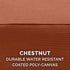 Furhaven Replacement Dog Bed Cover Water-Resistant Indoor/Outdoor Logo Print Oxford Polycanvas Mattress, Washable - Chestnut, Medium...