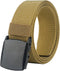 LionVII Mens Belt Web, Nylon Casual Belt with Plastic Buckle Breathable for Work Travel, Easy Trim to Fit 27-46" Waist...