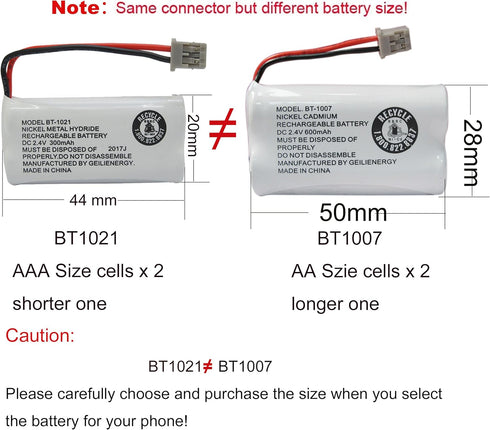 GEILIENERGY BT1007 BT-1007 BBTY0651101 Battery Compatible with BT904 BT-904 BT1015 BBTY0460001 BBTY0510001 BBTY0624001 BBTY0700001 HHR-P506, HHR-P...