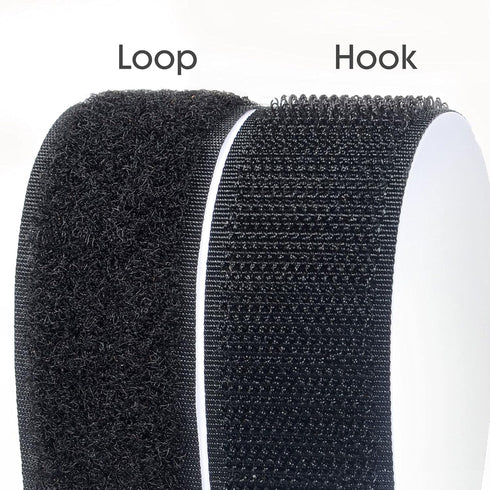 Hook Loop Strips with Adhesive - Melsan Industrial Strength Sticky Back Fasteners Hook and Loop Tape for Mounting, Hanging, or Organizing Items In...