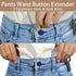 12PCS Button Extenders for Jeans, Jean Button Extender, Button Extender for Pants, Waist Extenders for Pants for Women for Men, Pants Waist Extens...