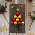KI Store Red Christmas Balls 34pcs 1.57-Inch Small Christmas Tree Decoration Ornaments for Xmas Tree Holiday Wreath Garland Decor Ornaments Hooks ...