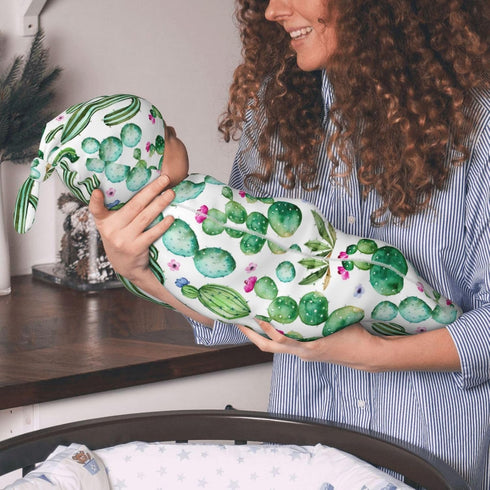 Cactus Swaddle Blankets Newborn Receiving Blanket Baby Swaddle Wrap Soft Sleeping Sack for Baby Girls Boys...