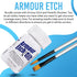 Armour Etch Glass Etching Cream - Starter 2.8oz Size - Bundled with Moshify Application Brushes...