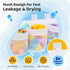 Bathroom Bath Toy Storage for Bathtub, Baby Bath Tub Toys Holder, Kids Mesh Shower Toy Organizer Basket...