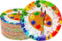 50 Pcs Art Paint Paper Plates Art Painting Party Supplies 7" Art Paint Dessert Plates Art Painting Plates for Painting Theme Baby Shower Art Paint...