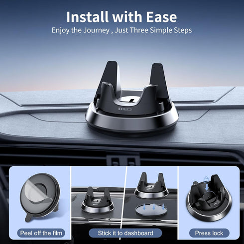 MEIDI Dashboard Phone Holder, Car Phone Holder Mount, Thickness Adjustable Car Cell Phone Cradle......