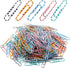 2 Inch Jumbo Paper clips, 300Pcs Large PaperClips, Colored Striped Paper Clips, Great for Office, School, Home and Personal Use...