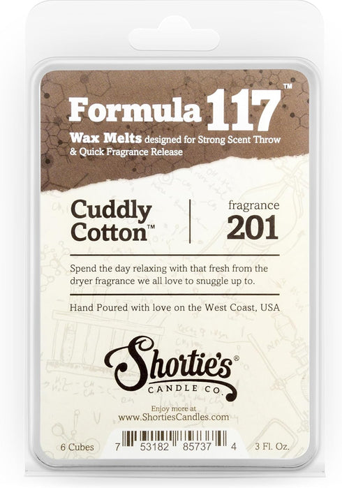 Cuddly Cotton Wax Melts - Highly Scented - Similar to Yankee Candle Tarts or Scentsy Bars - 3 Oz. - Clean Warmer Wax Cubes Collection,White,...