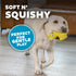 Outward Hound Tootiez Llama Grunting Latex Rubber Dog Toy, Large, Yellow...