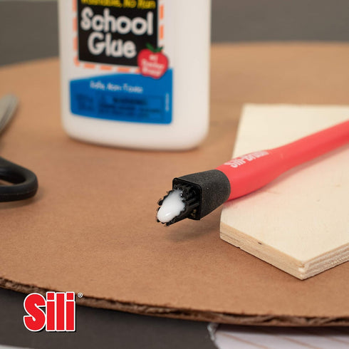Sili Complete Silicone Glue Kit Wood Glue Up 4Piece Kit 2 Pack of Silicone Brushes 1 Tray 1 Comb Woodworking Glue Spreader Applicator Set...