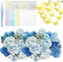 44 Pieces Graduation Cap Decorating Kit, Assorted Artificial Flowers, Rhinestones, Alphabet and Number Stickers and Butterflies for DIY Grad Cap T...
